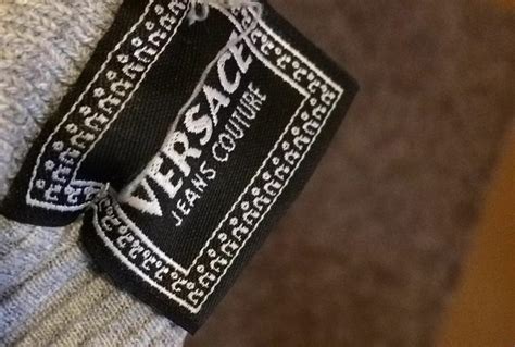 fake versace jeans couture clothing labels|Versace clothing authenticity check.